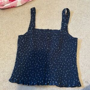 Madewell navy blue tank